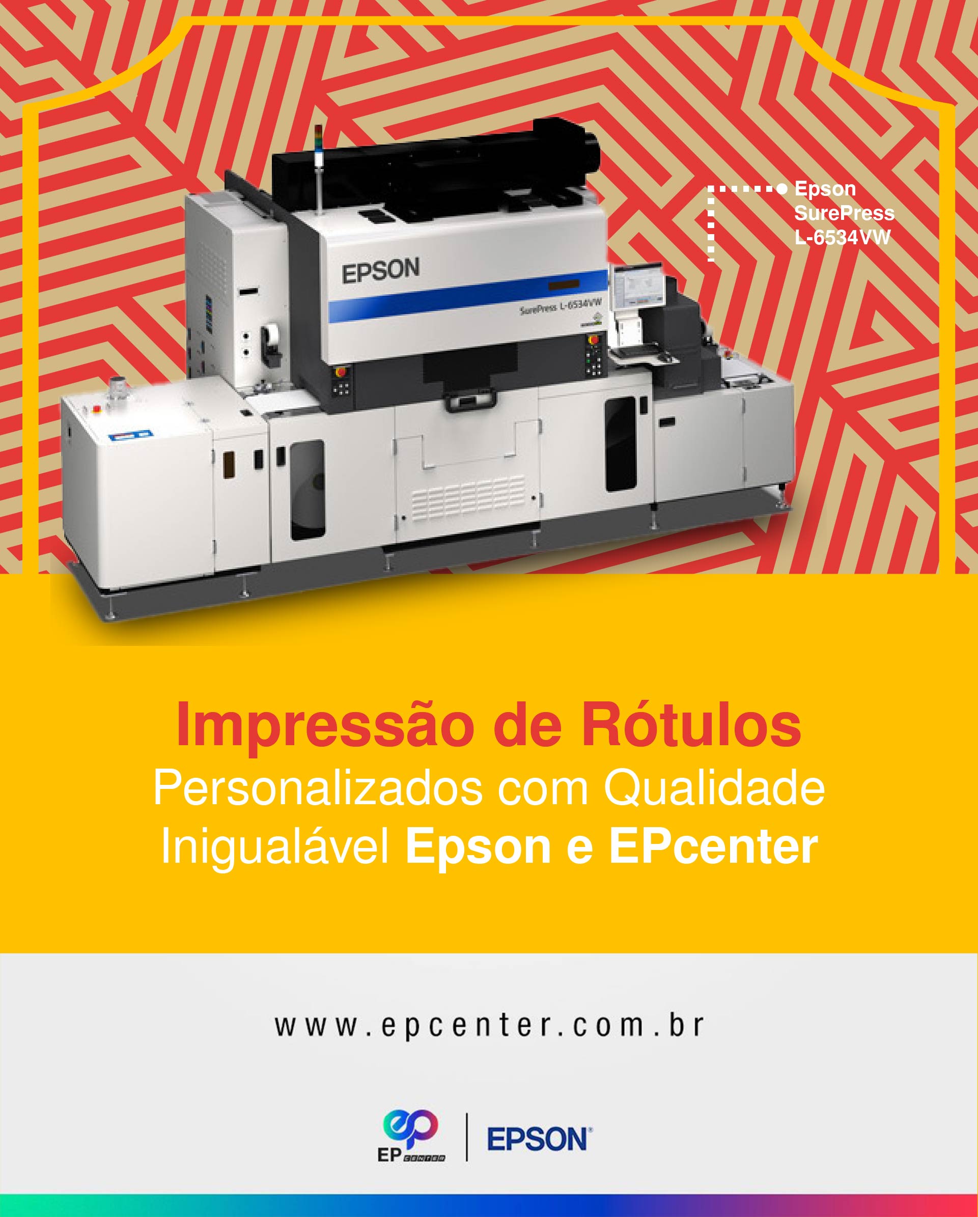 Impressão de Rótulos Personalizados com Qualidade Inigualável Epson e EPcenter